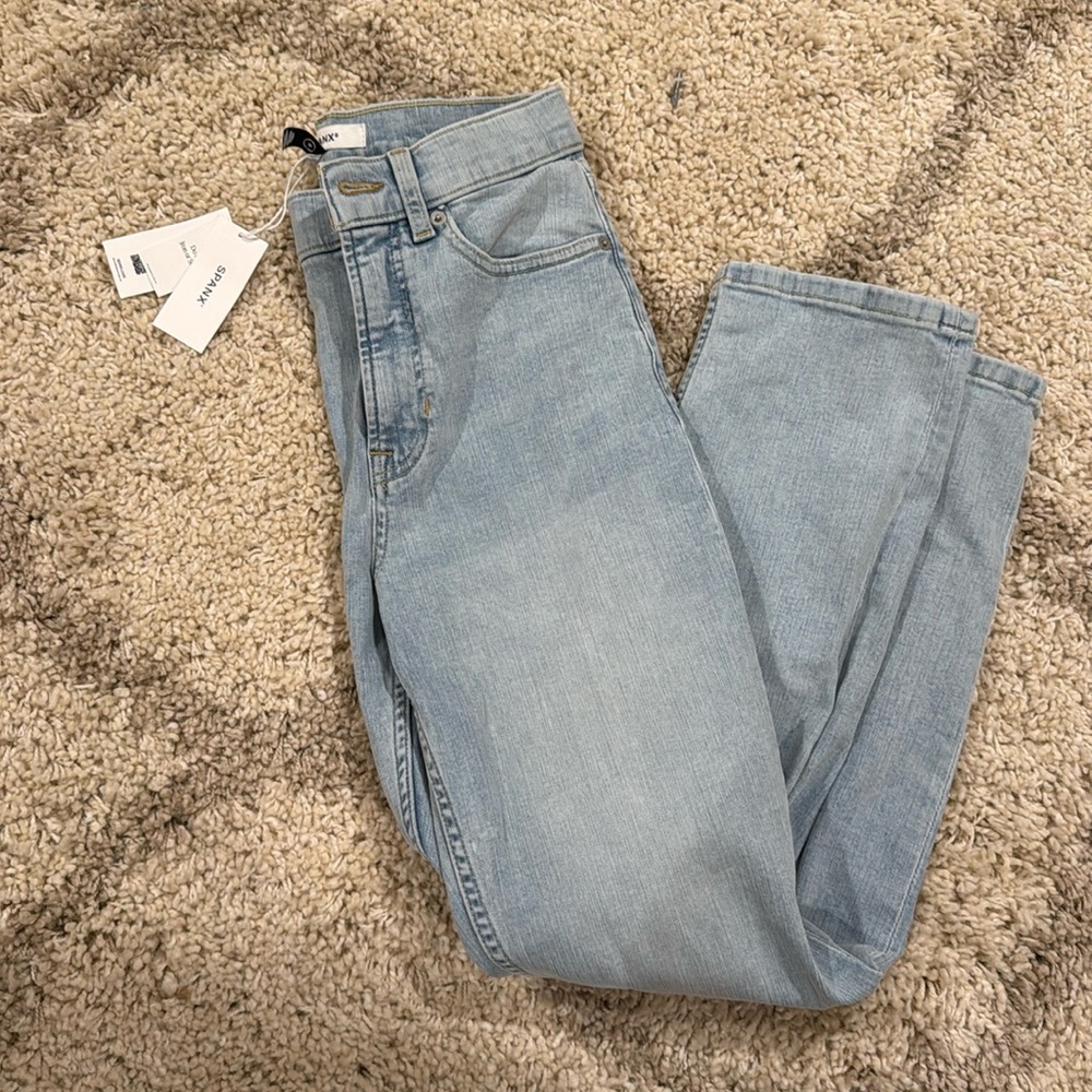 Spanx women's slim straight jeans